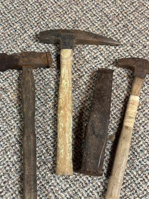 VARIOUS HAMMERS AND WEDGE