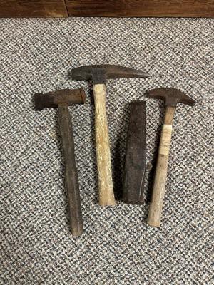 VARIOUS HAMMERS AND WEDGE