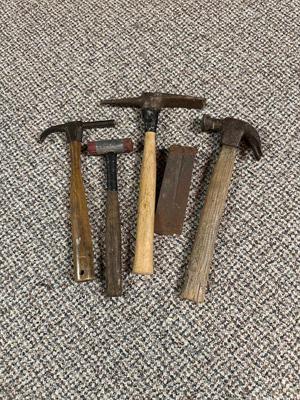VARIOUS HAMMERS AND WEDGE