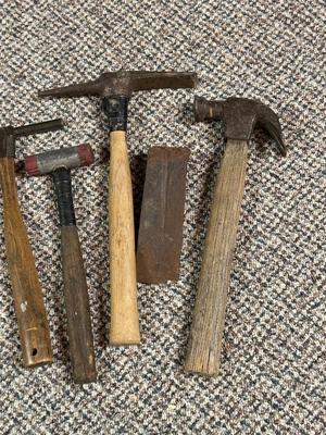 VARIOUS HAMMERS AND WEDGE