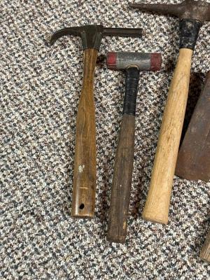 VARIOUS HAMMERS AND WEDGE