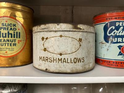OLD HOUSEHOLD TINS