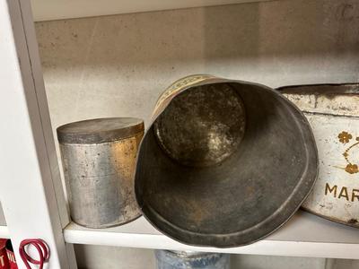 OLD HOUSEHOLD TINS