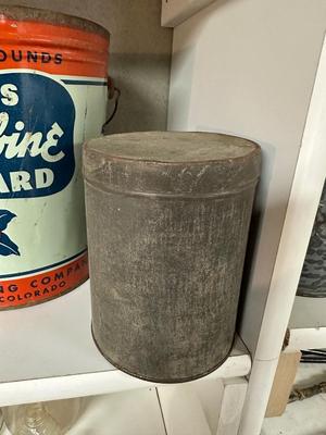 OLD HOUSEHOLD TINS