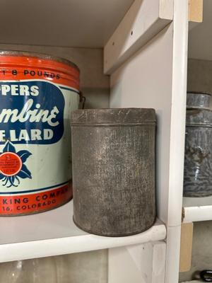 OLD HOUSEHOLD TINS