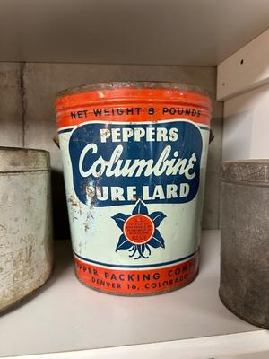 OLD HOUSEHOLD TINS