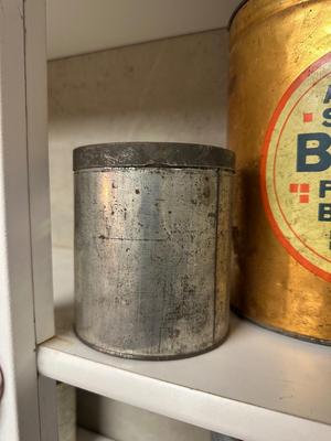 OLD HOUSEHOLD TINS