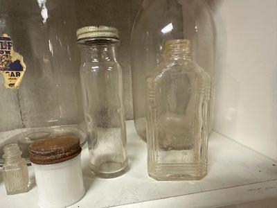 OLD BOTTLES AND JARS