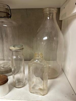 OLD BOTTLES AND JARS
