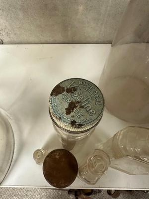 OLD BOTTLES AND JARS