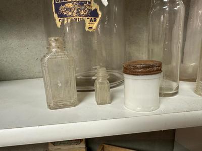 OLD BOTTLES AND JARS