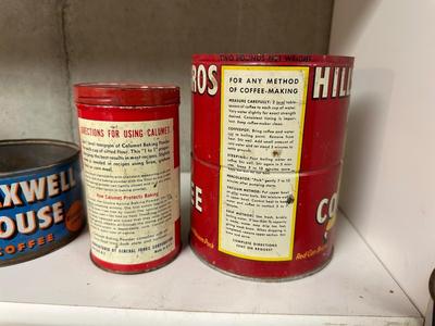 OLD HOUSEHOLD TINS