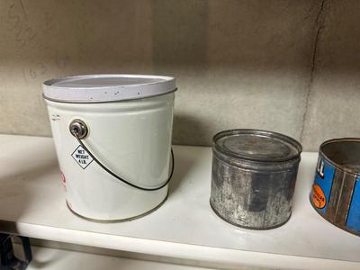 OLD HOUSEHOLD TINS