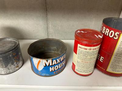 OLD HOUSEHOLD TINS