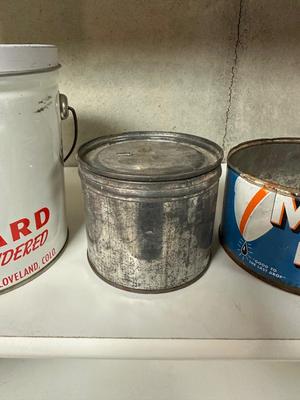 OLD HOUSEHOLD TINS