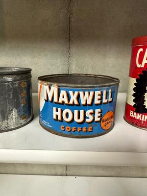 OLD HOUSEHOLD TINS