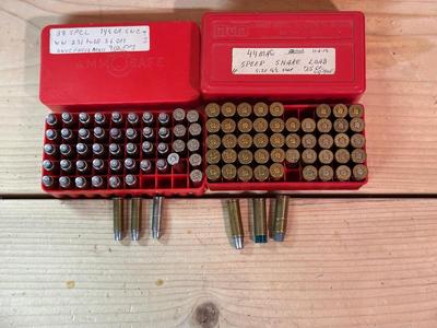 38 SPECIAL AND 44 MAG RELOADED AMMO