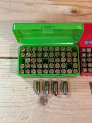45 AUTO AND 38 SPECIAL RELOADED AMMO