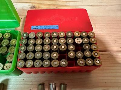 45 AUTO AND 38 SPECIAL RELOADED AMMO