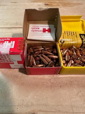 22 CAL RIFLE BULLETS FOR RELOADING - 3 BOXES