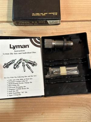 LYMAN RELOADING DIES