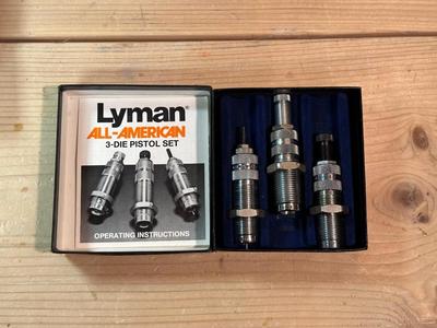 LYMAN RELOADING DIES
