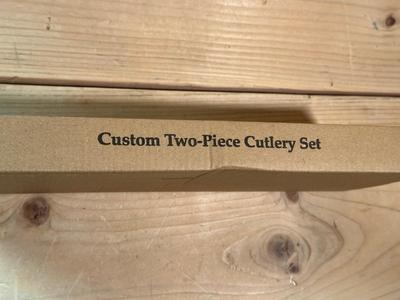 DUCKS UNLIMITED CUSTOM 2 PIECE CUTLERY SET