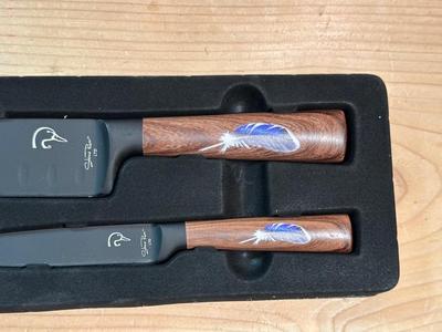 DUCKS UNLIMITED CUSTOM 2 PIECE CUTLERY SET