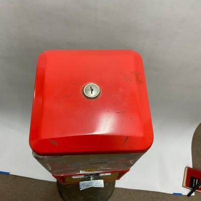 541 Northwestern Bubble Gum Machine Glass