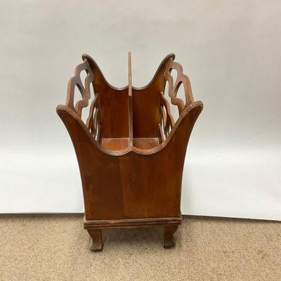544 Butternut Mahogany Magazine Rack