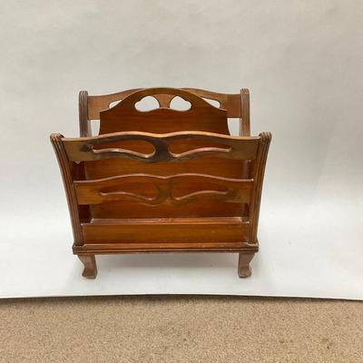 544 Butternut Mahogany Magazine Rack