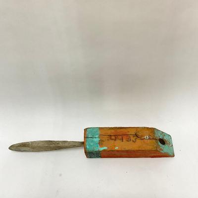 545 Three Antique Wooden Buoys