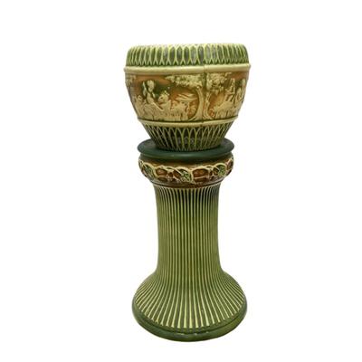 547 Roseville Flower Pot With Stand