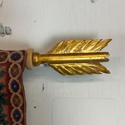 549 Vintage French Aristolochia Leaves Tapestry