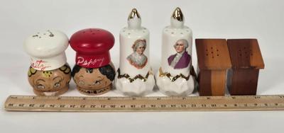 LOT 6: Multiple Salt and Pepper Shakers