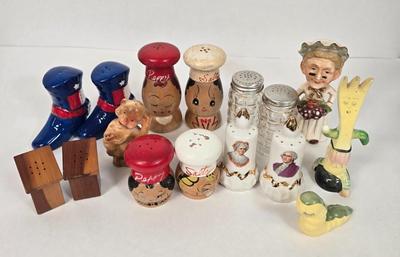 LOT 6: Multiple Salt and Pepper Shakers