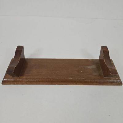 LOT 9: Vintage Bamboo Decorative Plate Featuring a Painted Tiger, Dragon Print, Mongolian Wooden Abacus with Painted Wooden Balls, Wooden...