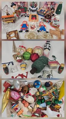 LOT 14: Vintage Christmas Decorations and Ornaments