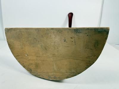 LOT 45: Vintage Red Metal Bottle Capper w Wood Base & Stucco Patch gunHopper Machine / Tool