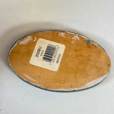 LOT 49: Farmhouse Kitchen Collection: Pottery Stoneware Canisters, Bird Bowl & Tin Apple Tray