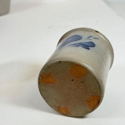 LOT 50: Stoneware Pottery Collection for Kitchen: Spice Jars, Rockdale & Rowe Pottery