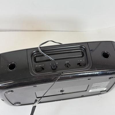 LOT 52: Craig CD Shelf System w/ Dual Alarm Clock AM/FM Stereo Radio Model CM427, Memorex iPhone/iPod Clock Radio Model Mi4290PBLK &...