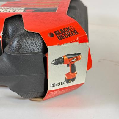 LOT 53: New Tools: Black & Decker Firestorm 12.0V Cordless Drill/Driver jCD431K & Inflator 200 9517