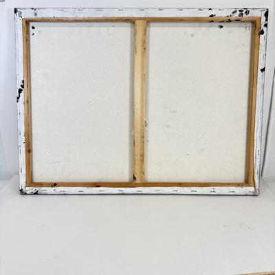 LOT 57: Owl Moon Stencil Painting signed by artist Mike Alter