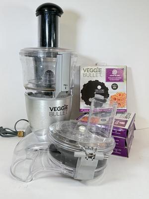 LOT 59: Magic Bullet - Veggie Bullet Model VB-102 w/ Accessories