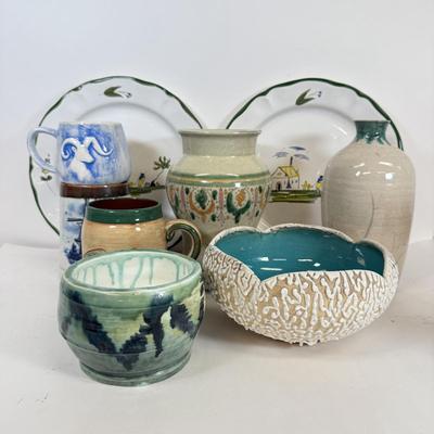 LOT 61: Collection of Pottery - some signed