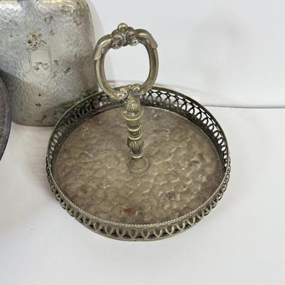 LOT 63: Wedgwood Arris Desk Clock w/ Box, FB Rogers Pieces, Turtle Dish & More