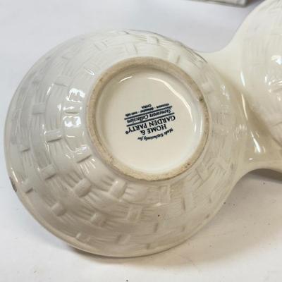 LOT 64: 1992 Lladro Collector's Society Bell, Hand Painted Japanese Figurine, Eagle Brand Ironstone Hand Painted Bowl & More