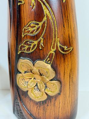 LOT 65: Vintage Paperboard Owl Wall Hangings, Large Plastic Leaf Wall Decor, Wood Floral Vase & More