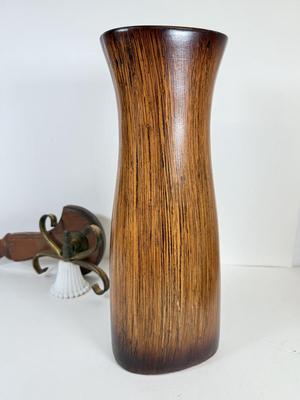 LOT 65: Vintage Paperboard Owl Wall Hangings, Large Plastic Leaf Wall Decor, Wood Floral Vase & More